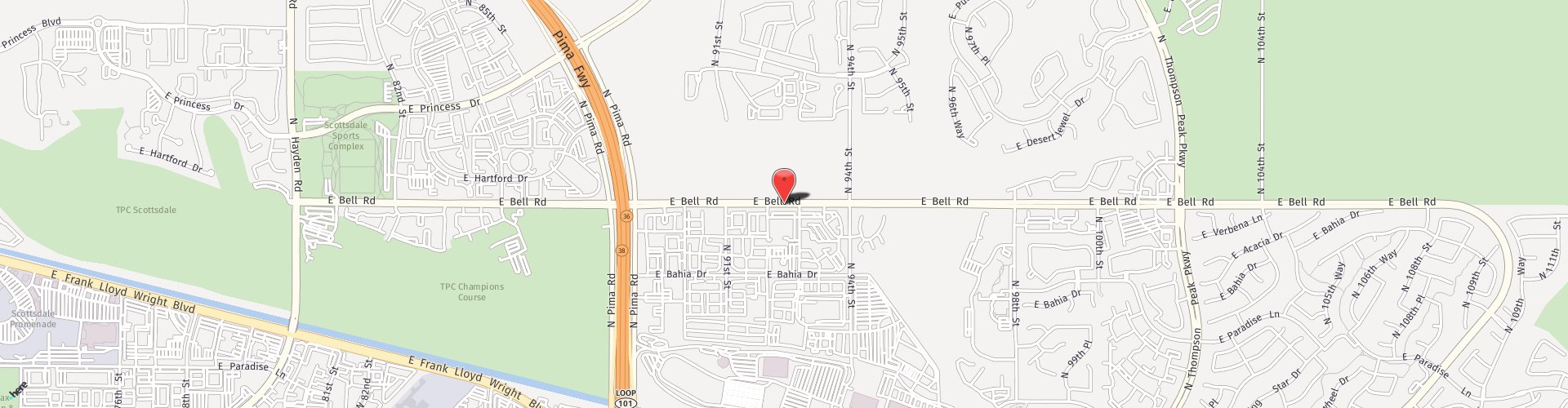 Location Map: 9377 E. Bell Rd Scottsdale, AZ 85260